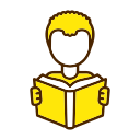 en lisant icon