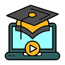 vídeo educativo icon