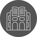 biblioteca pública icon