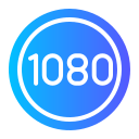 1080p full hd icon