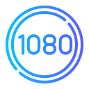 1080p full hd icon