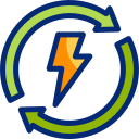 energía renovable animated icon