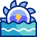 energía hidroeléctrica animated icon