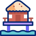 cabaña animated icon