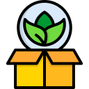 embalaje ecológico icon