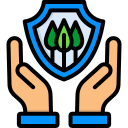 conservación forestal icon