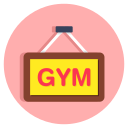 tablero de gimnasio icon