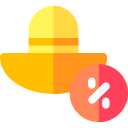 sombrero para el sol icon