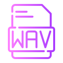 formato wav icon