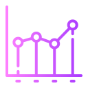 gráfico de líneas icon