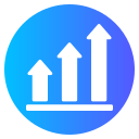 gráficos de barras icon