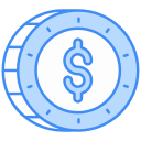 signo de dólar icon