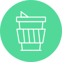 vaso de papel icon