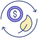 economía circular icon