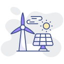 energía renovable icon