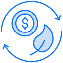 economía circular icon