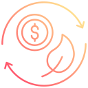 economía circular icon