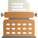 máquina de escribir icon