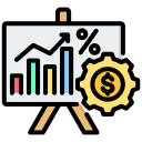 ratio financiero icon