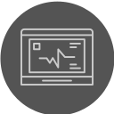 monitor de ecg icon