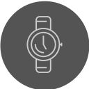 reloj de pulsera icon