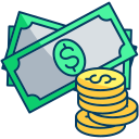 dinero fiduciario icon