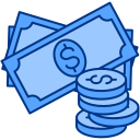 dinero fiduciario icon