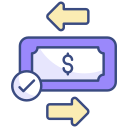 transferencia de dinero icon