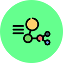 estructura molecular icon