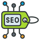 etiqueta seo icon