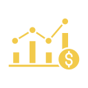 gráfico de ganancias icon