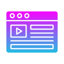 contenido de video icon