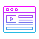 contenido de video icon