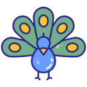 pavo real icon