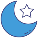 luna creciente icon