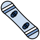 tabla de snowboard icon