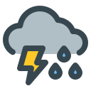 tormenta de lluvia icon