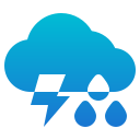 tormenta de lluvia icon