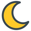 luna creciente icon