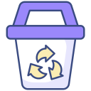 contenedor de reciclaje icon