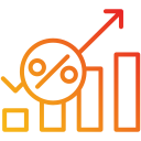 gráfico de acciones icon