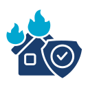 Fire insurance icon