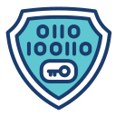 código binario icon