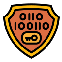 código binario icon