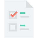 papel de lista de verificación icon