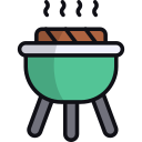 parrilla de barbacoa icon