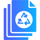 reciclaje de papel icon