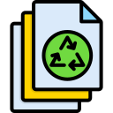 reciclaje de papel icon