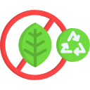 no biodegradable icon