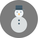 muñeco de nieve navideño icon